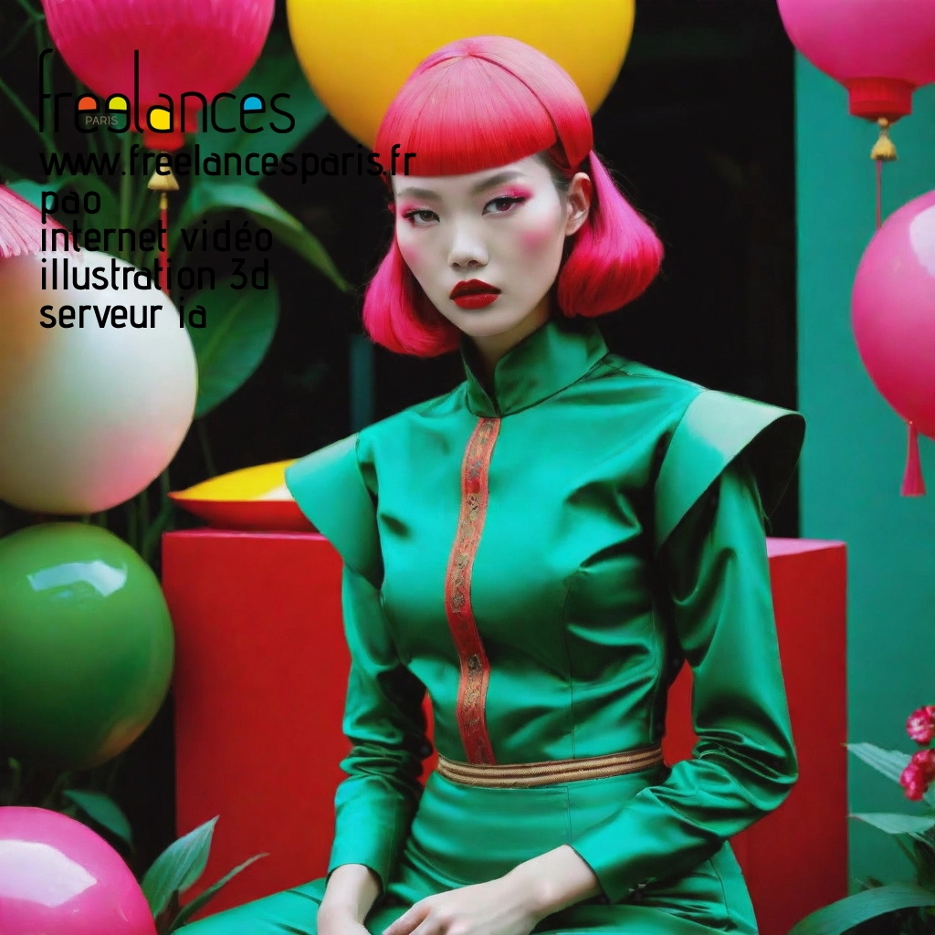 Pao mise en page internet vidéo illustration 3d serveur IA générative AI freelance paris studio de création magazines lhfk8ri0